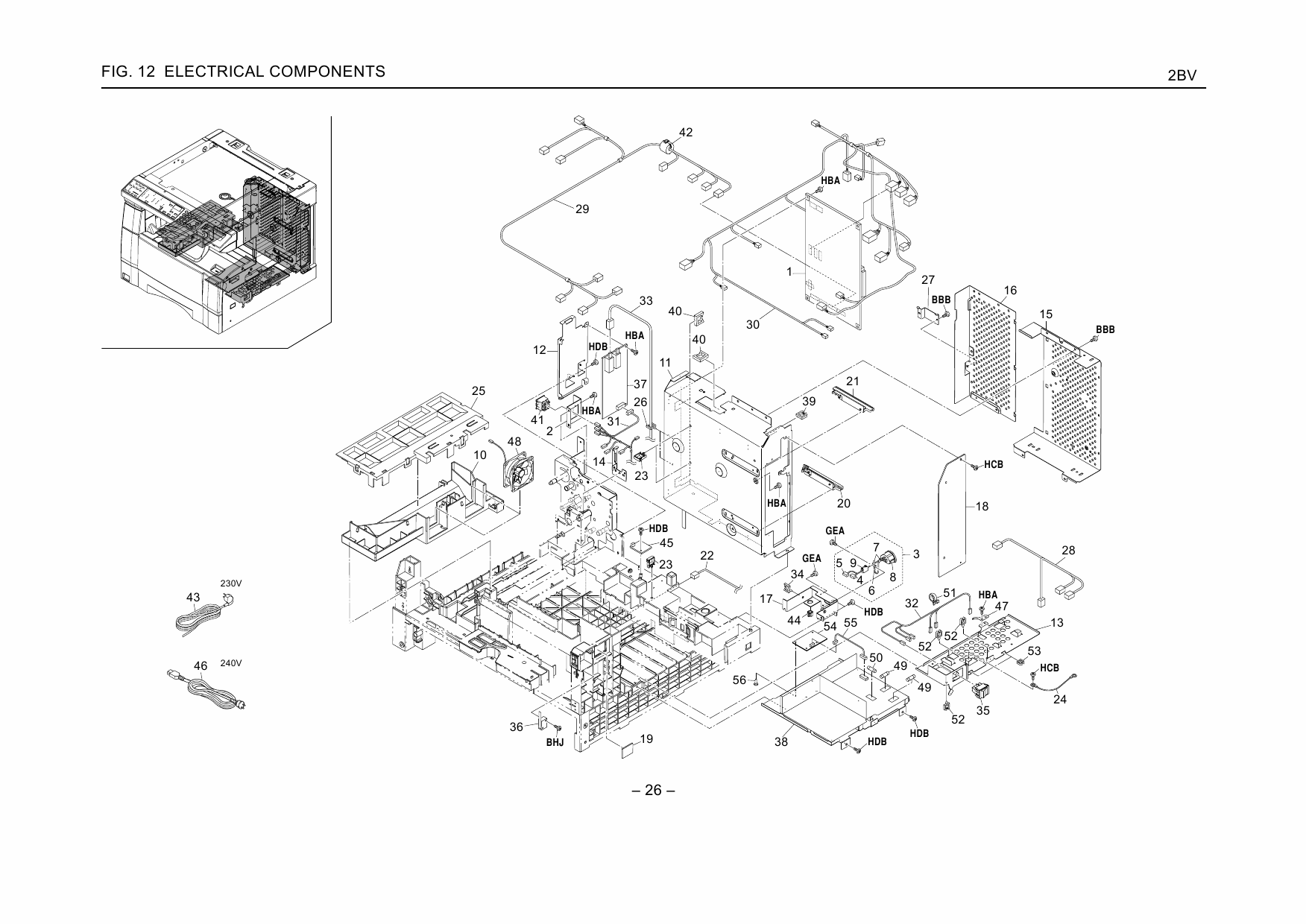 KYOCERA Copier KM-1525 Parts and Service Manual-6